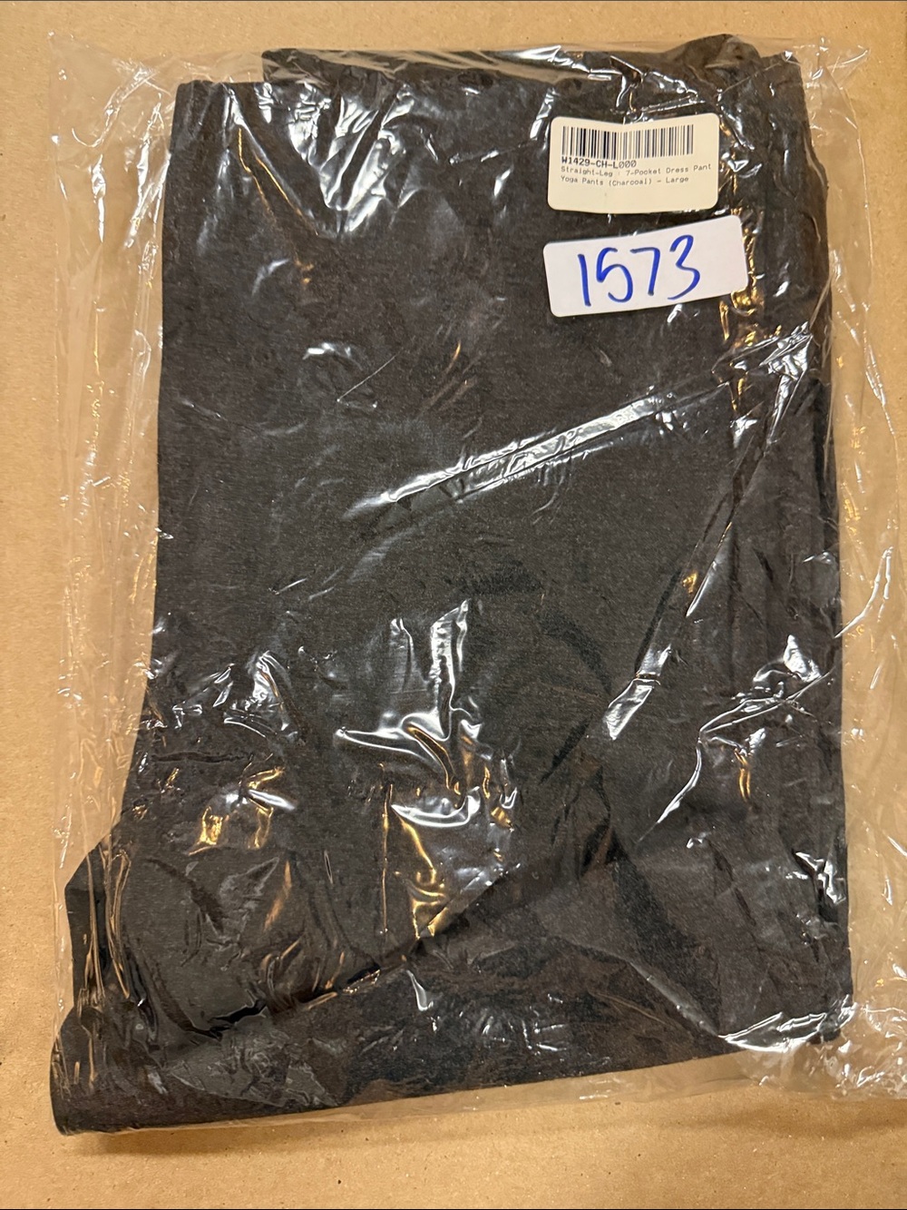 New Betabrand Charcoal Straight 7 Pocket Dress Pant Yoga Pants Large - Picture 2 of 5